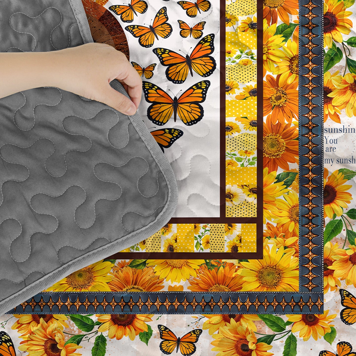 Pajabear Quilt 3-Piece Set You Are My Sunshine