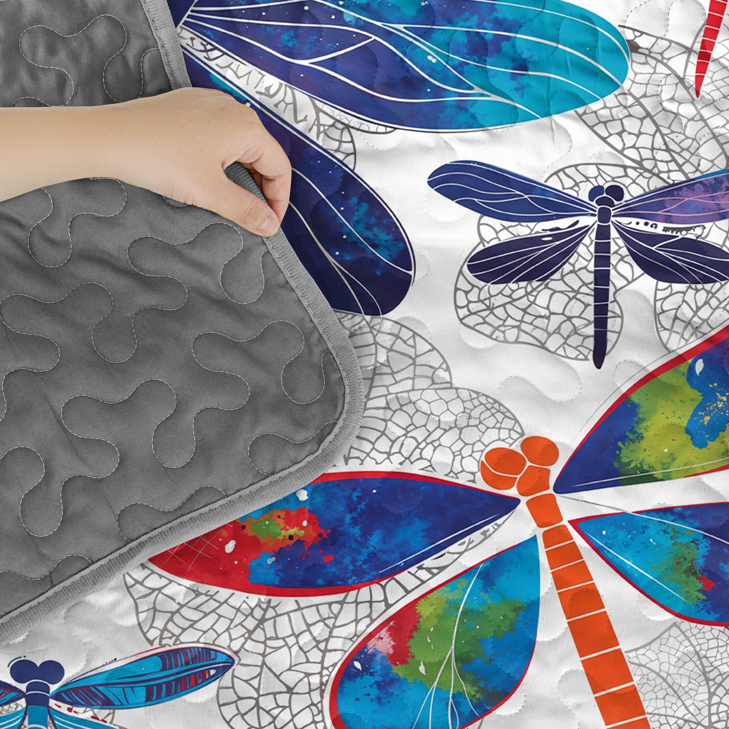 Pajabear Quilt 3-Piece Set Dragonfly Dreams