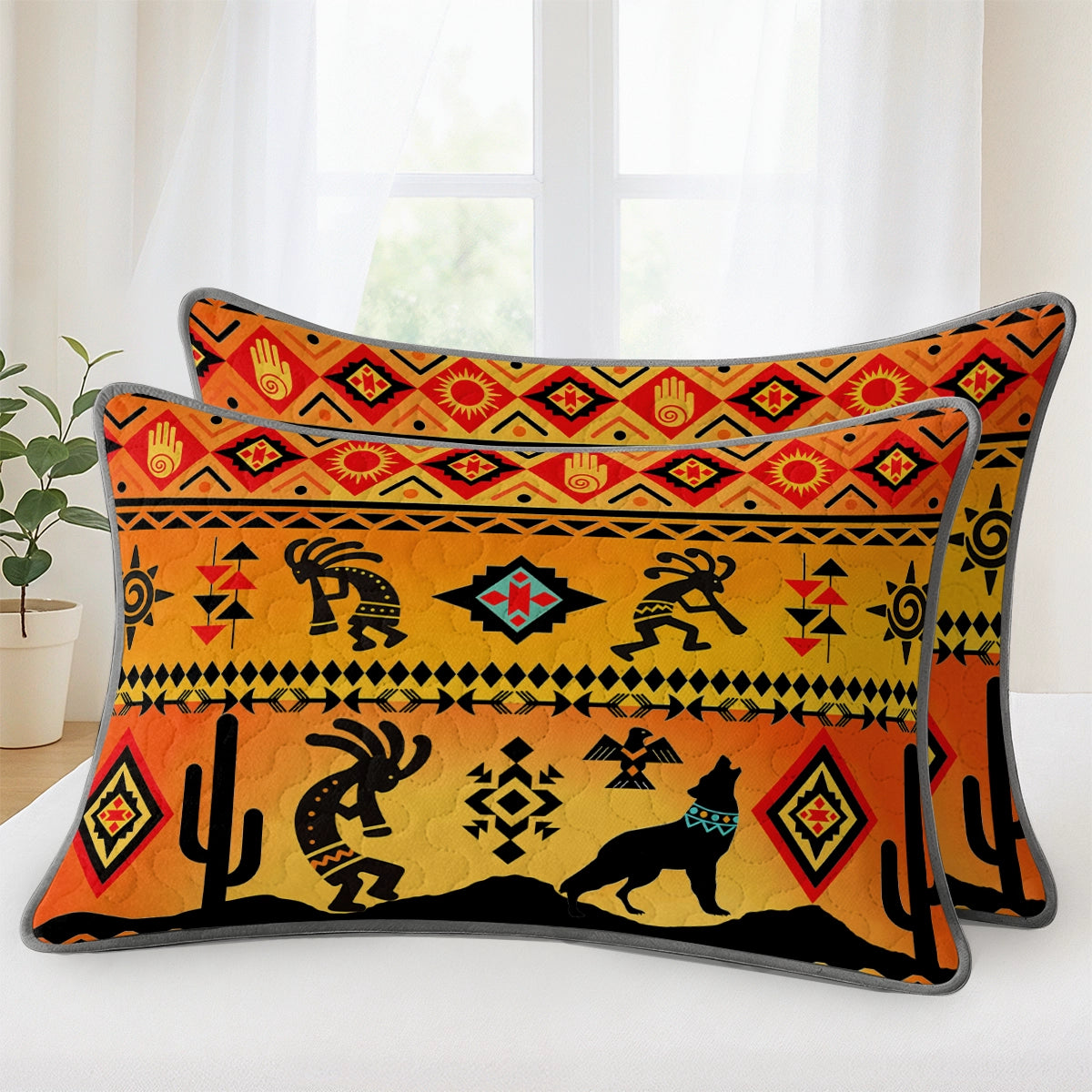 Pajabear Quilt 3-Piece Set Sunset Serenade