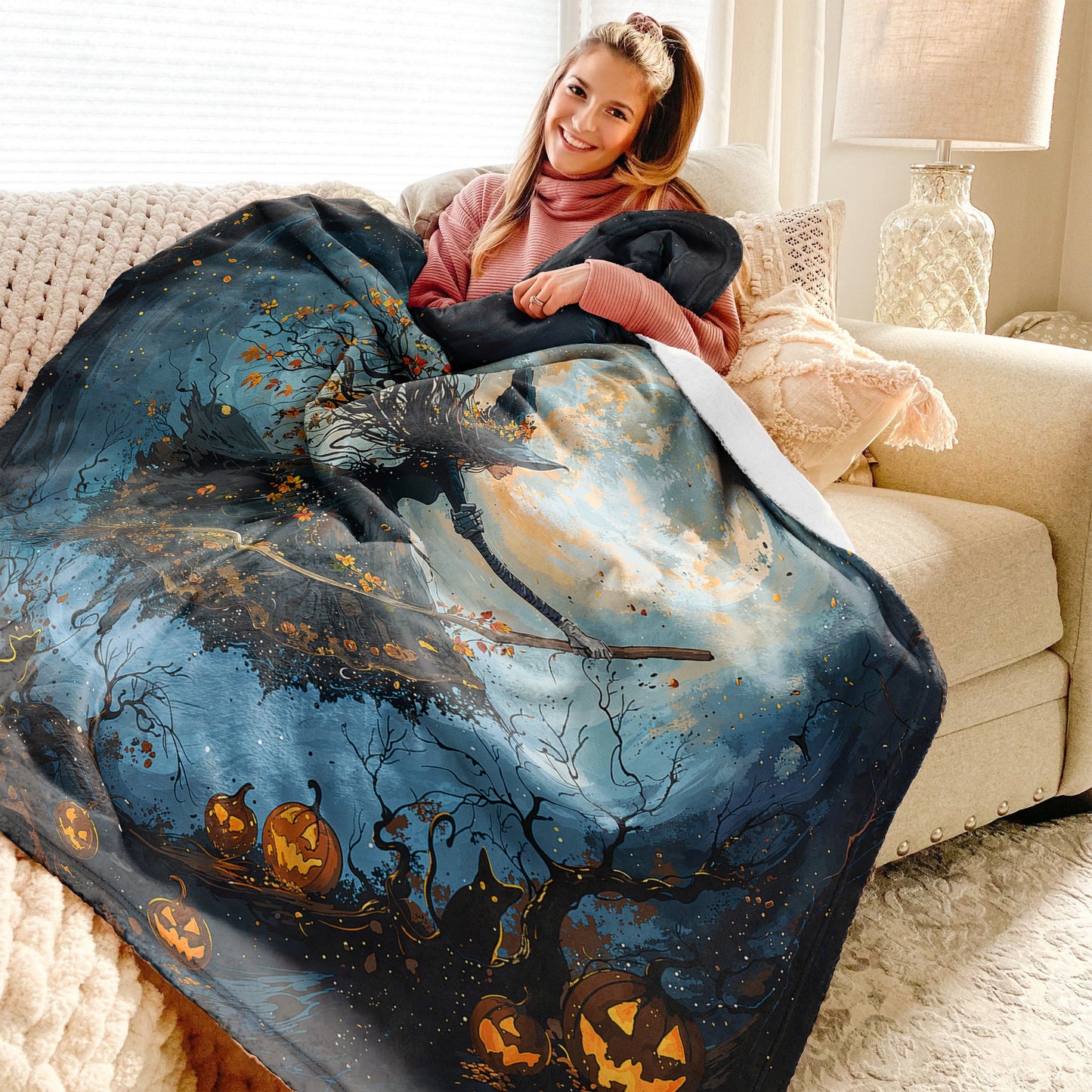 Pajabear Fleece Blanket Charmed Nightfall