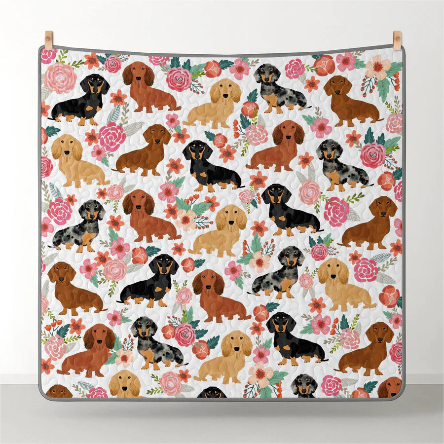 Pajabear Quilt 3-Piece Set Blossom Weenies