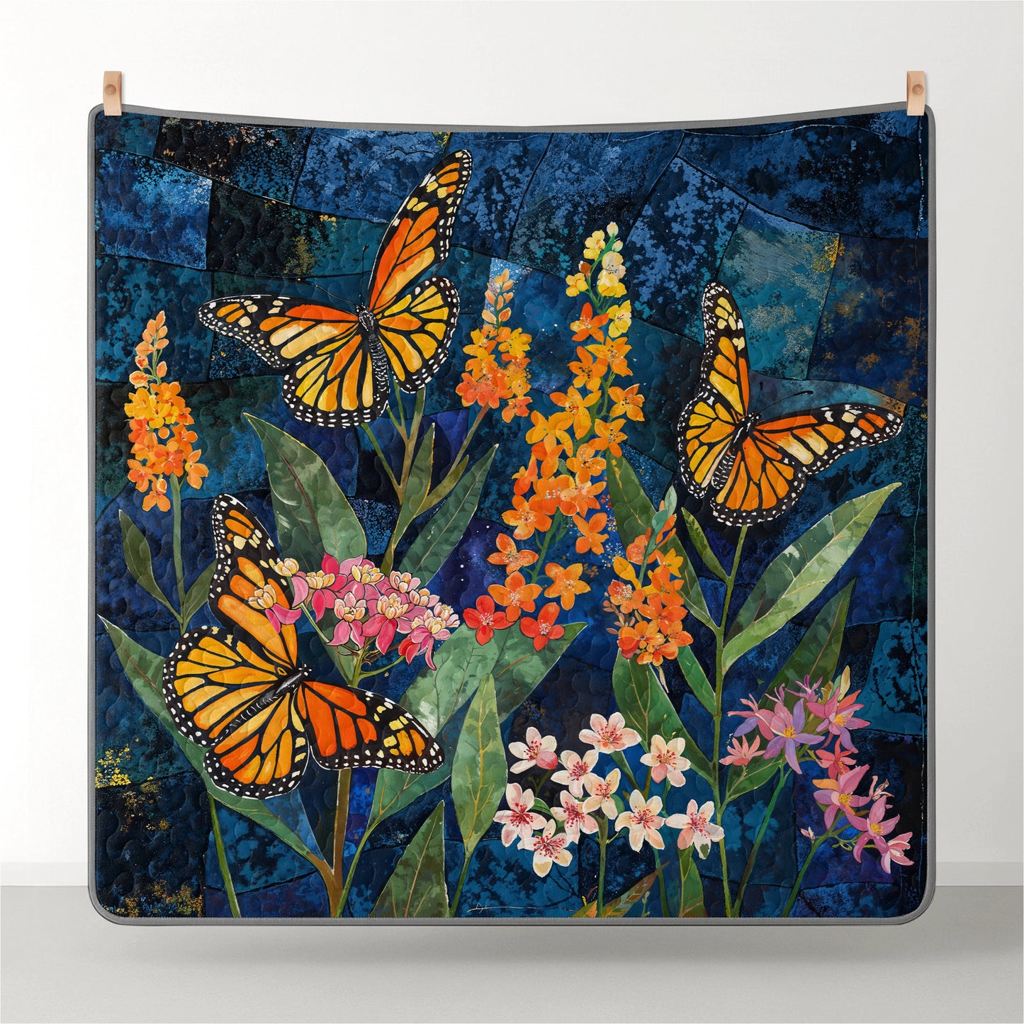 Pajabear Quilt 3-Piece Set Charming Butterflies And Garden