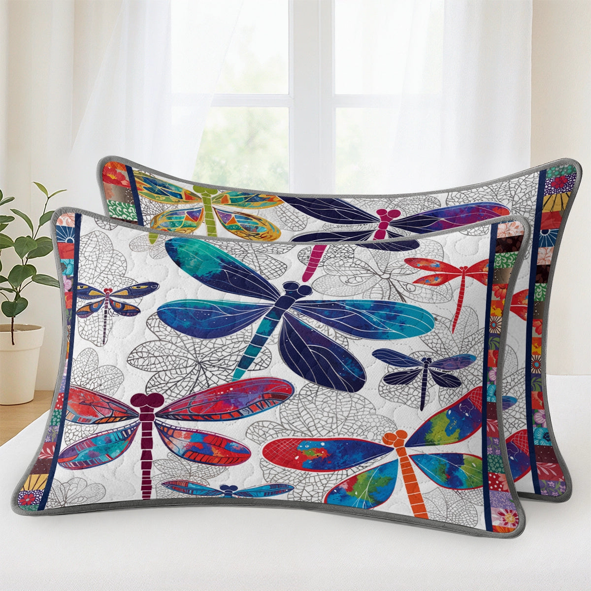 Pajabear Quilt 3-Piece Set Dragonfly Dreams
