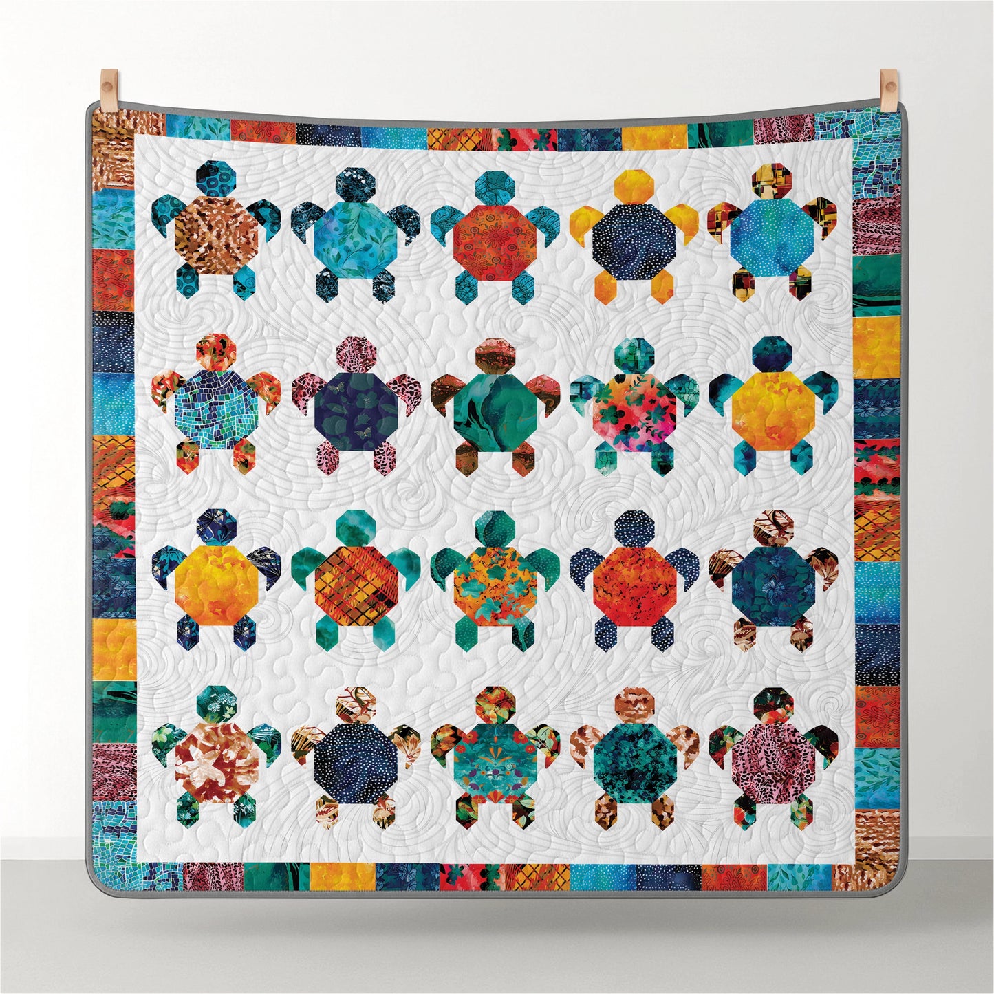 Pajabear Quilt 3-Piece Set Sea Turtle Friends