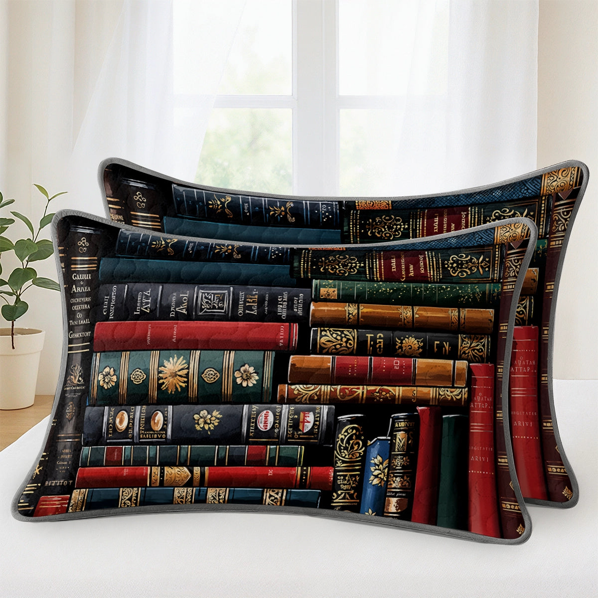 Pajabear Quilt 3-Piece Set Reading Is Dreaming With Your Eyes Open