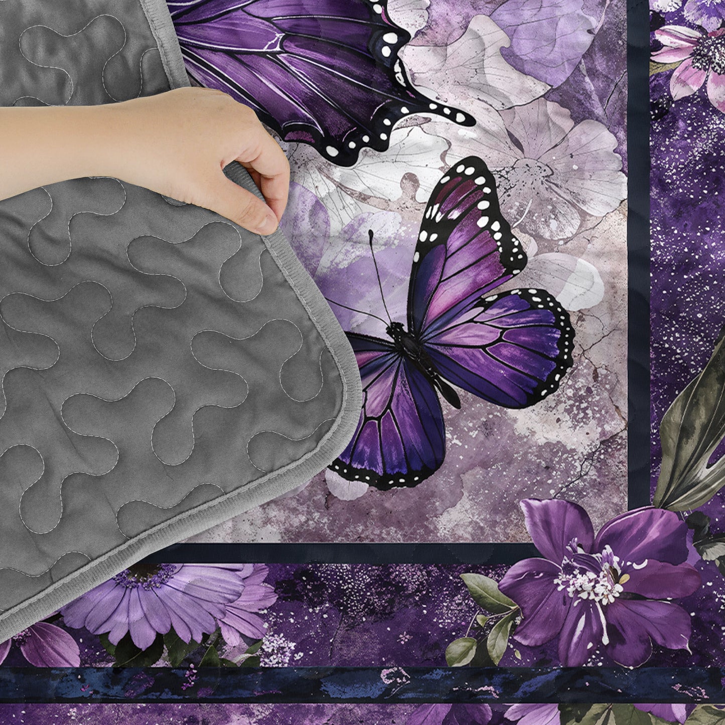 Pajabear Quilt 3-Piece Set Dreamer Butterflies