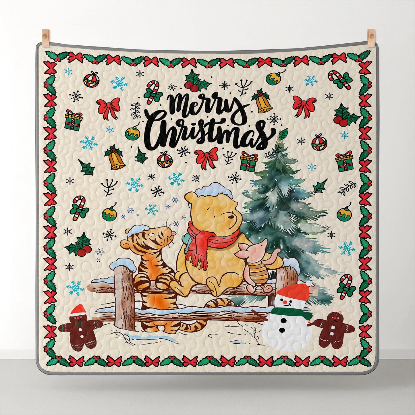 Pajabear Quilt 3-Piece Set Winnie And Friends