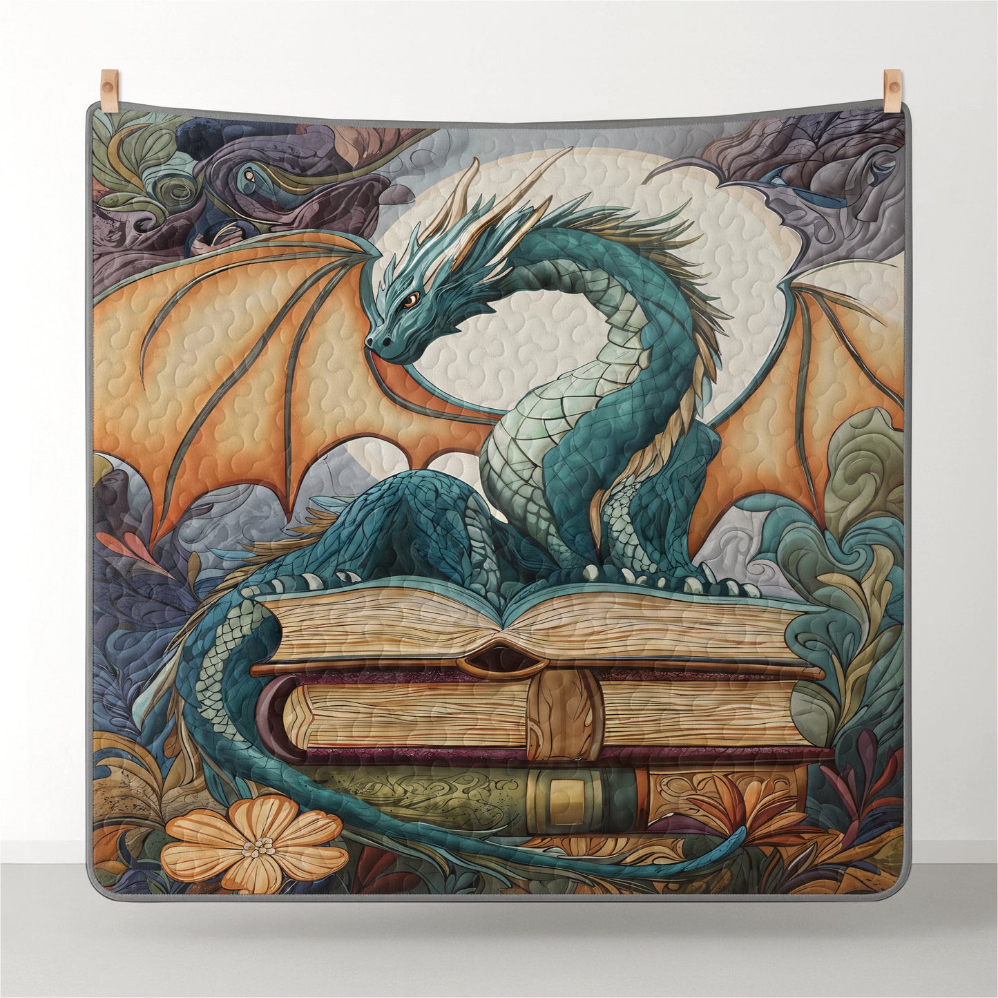 Pajabear Quilt 3-Piece Set Dragon Tale