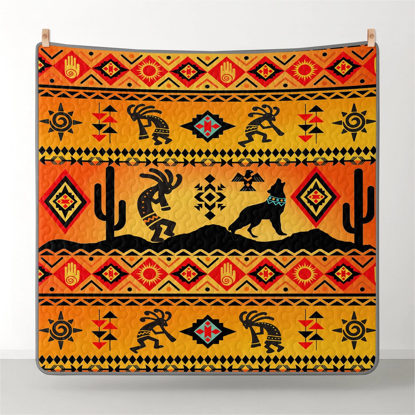 Pajabear Quilt 3-Piece Set Sunset Serenade