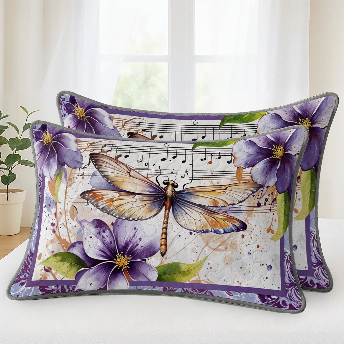 Pajabear Quilt 3-Piece Set Melodic Dragonfly