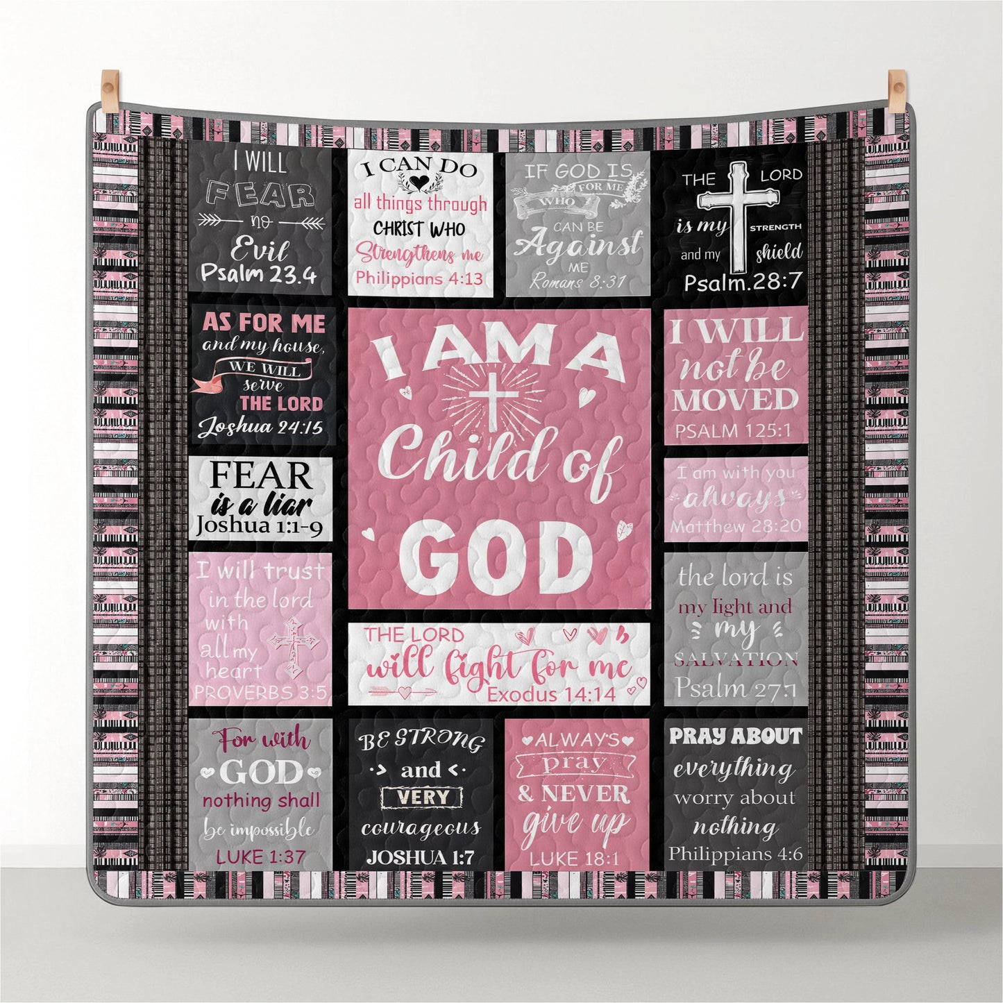 Pajabear Quilt 3-Piece Set Child of God