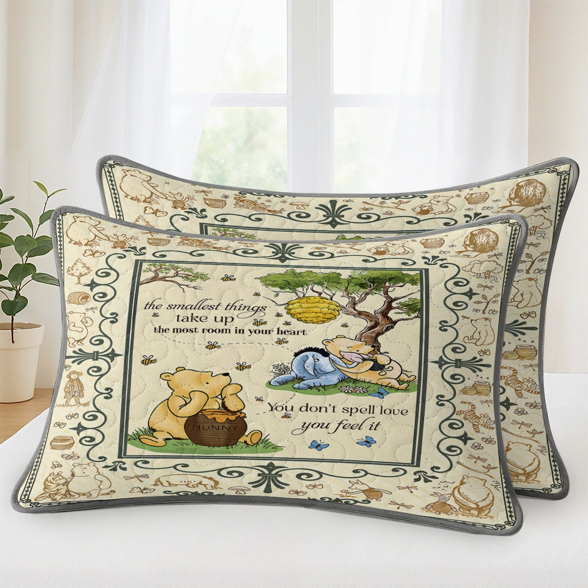 Pajabear Quilt 3-Piece Set Winnie The Pooh Cozy