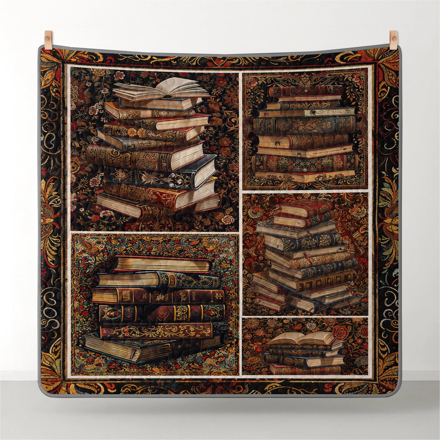 Pajabear Quilt 3-Piece Set Reading Classic Literature