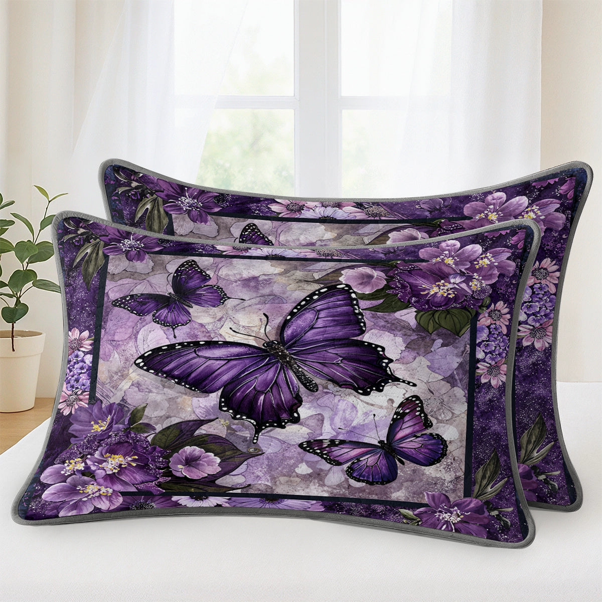 Pajabear Quilt 3-Piece Set Dreamer Butterflies