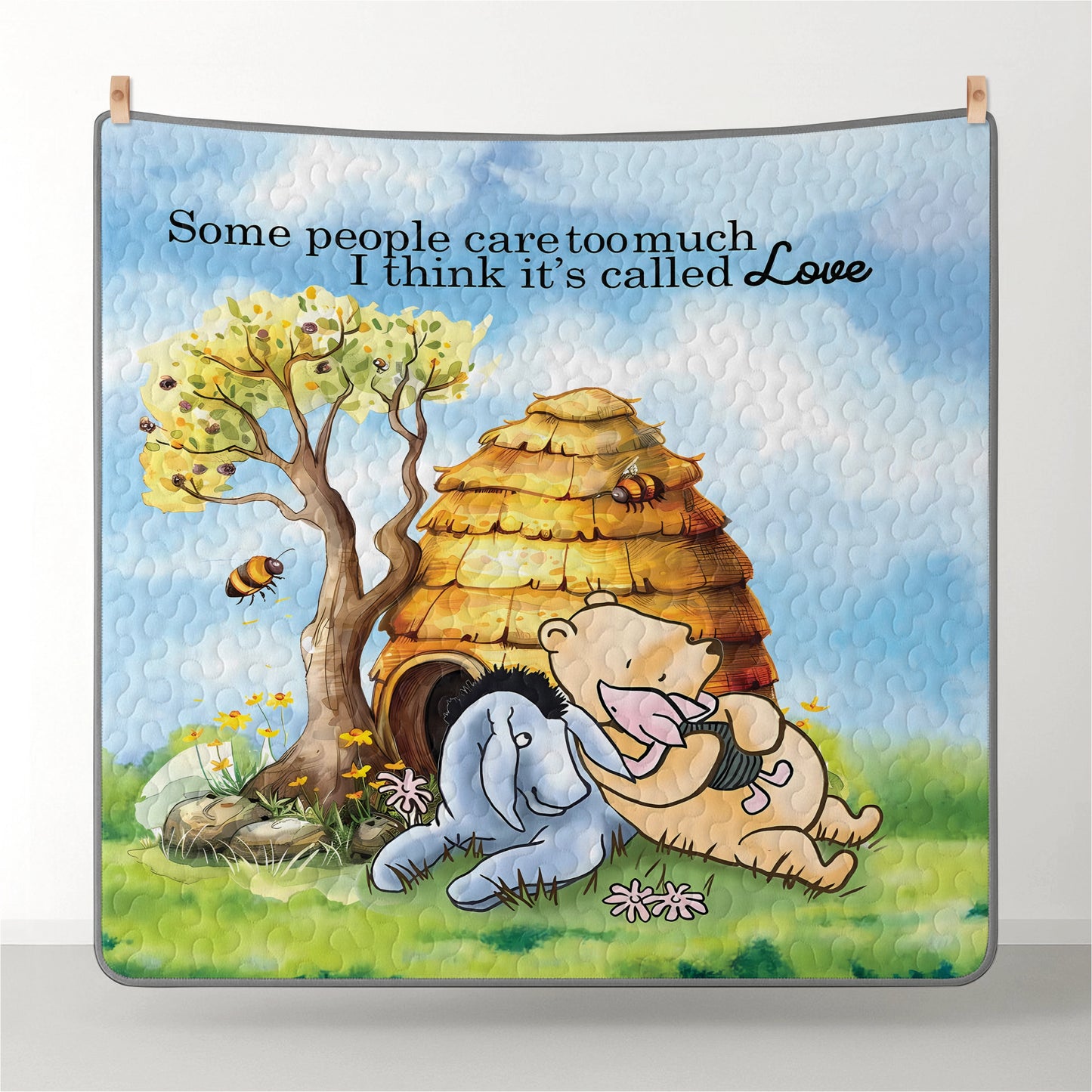 Pajabear Quilt 3-Piece Set Pooh and Honey