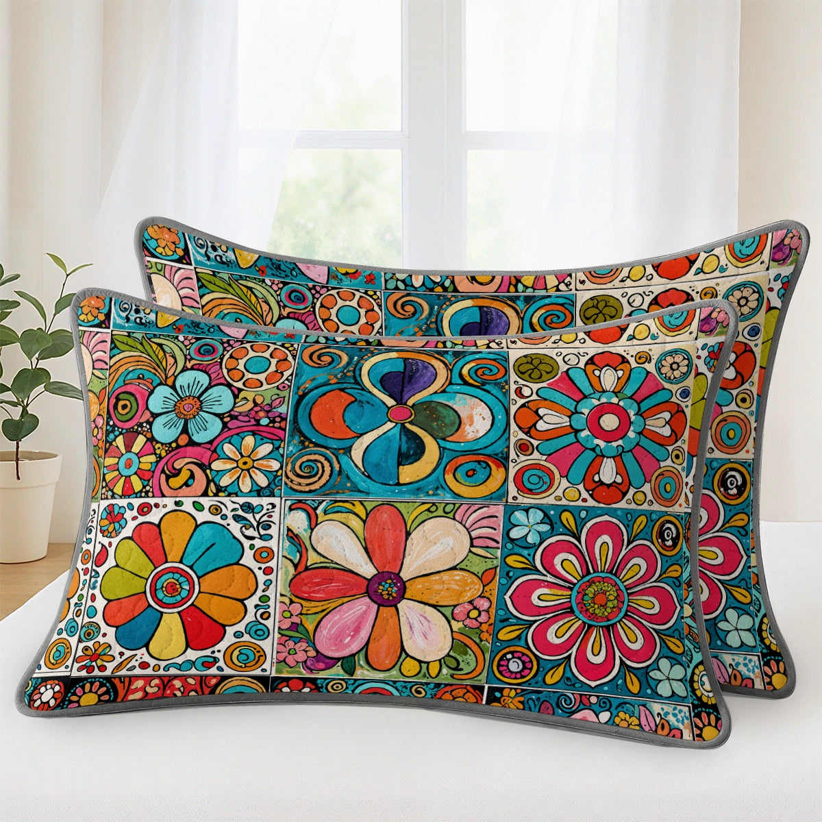 Pajabear Quilt 3-Piece Set Hippie Dream