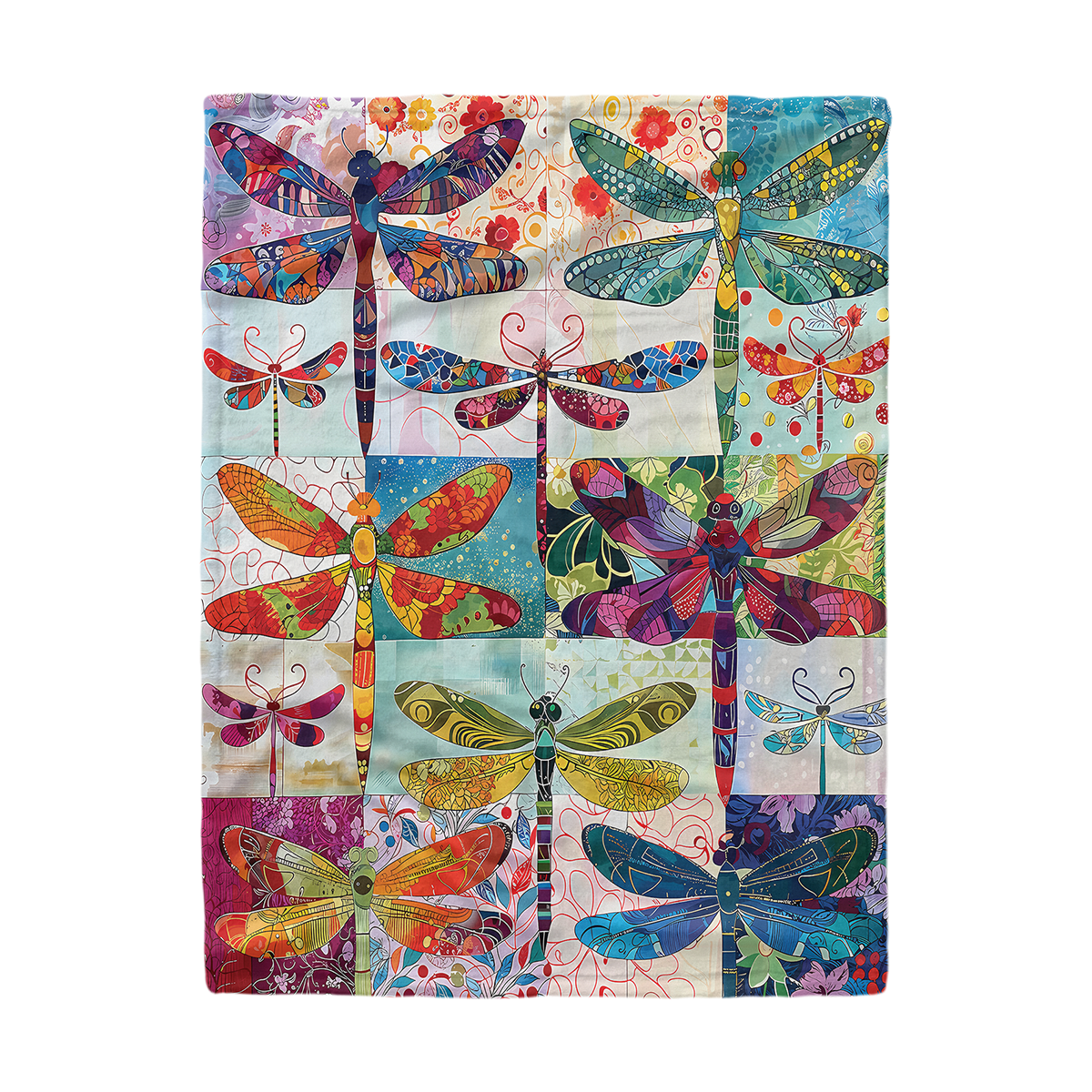 Pajabear Fleece Blanket Dragonfly Harmony