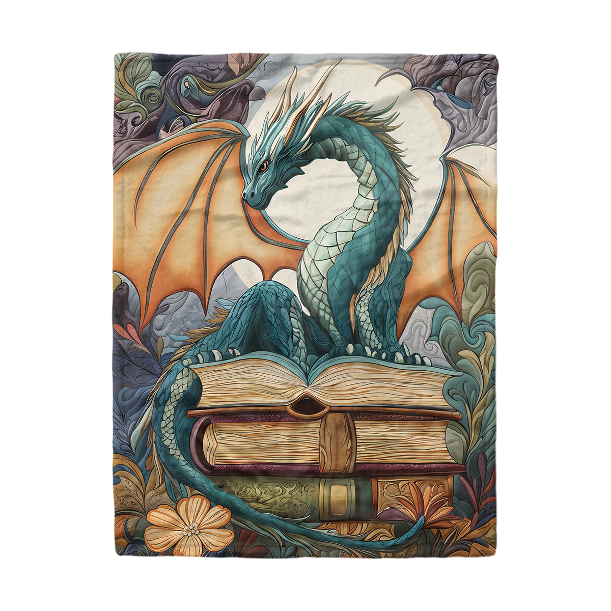 Pajabear Fleece Blanket Dragon Tale