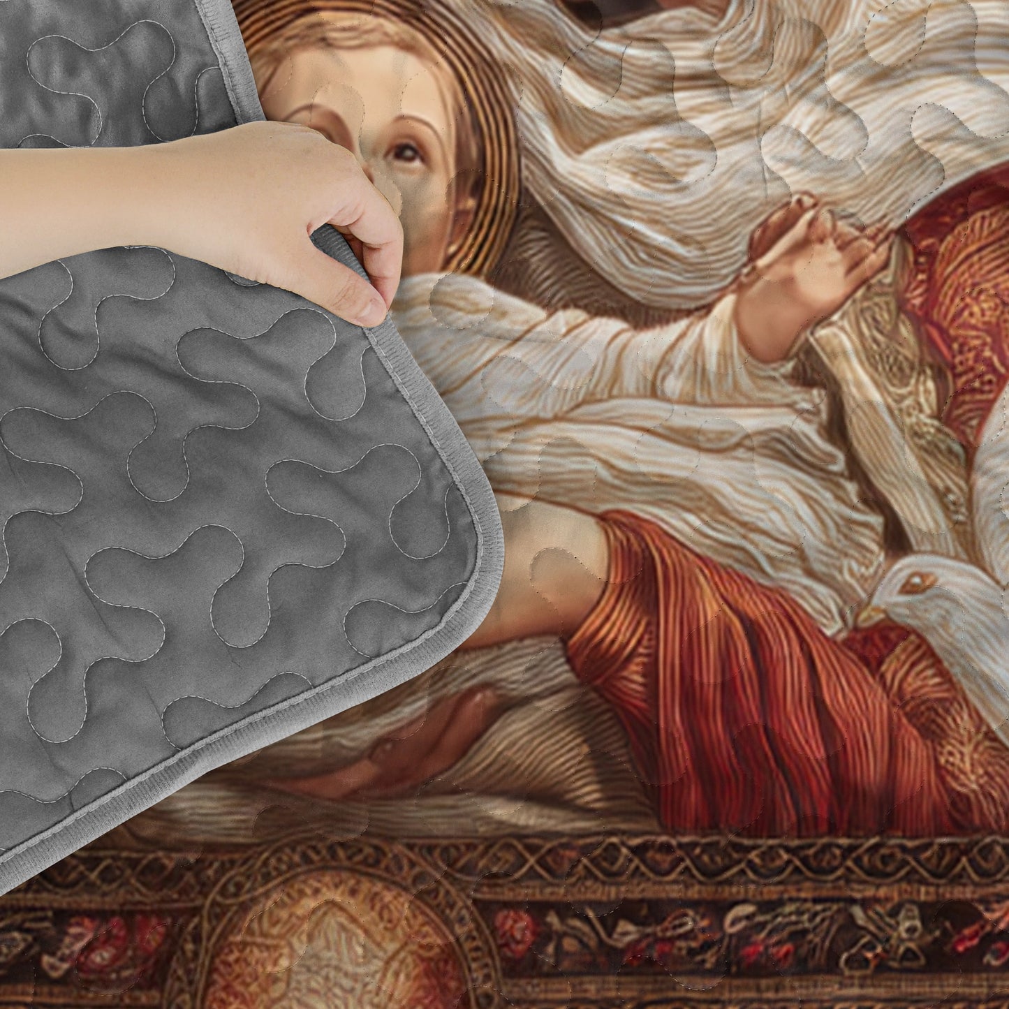 Pajabear Quilt 3-Piece Set Light of the Holy Family