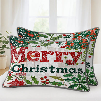 Pajabear Quilt 3-Piece Set Merry Christmas