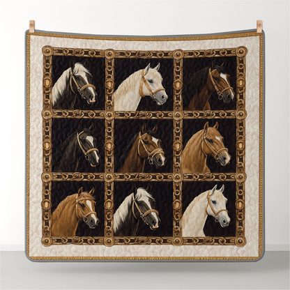 Pajabear Quilt 3-Piece Set Horse Gallery Grace