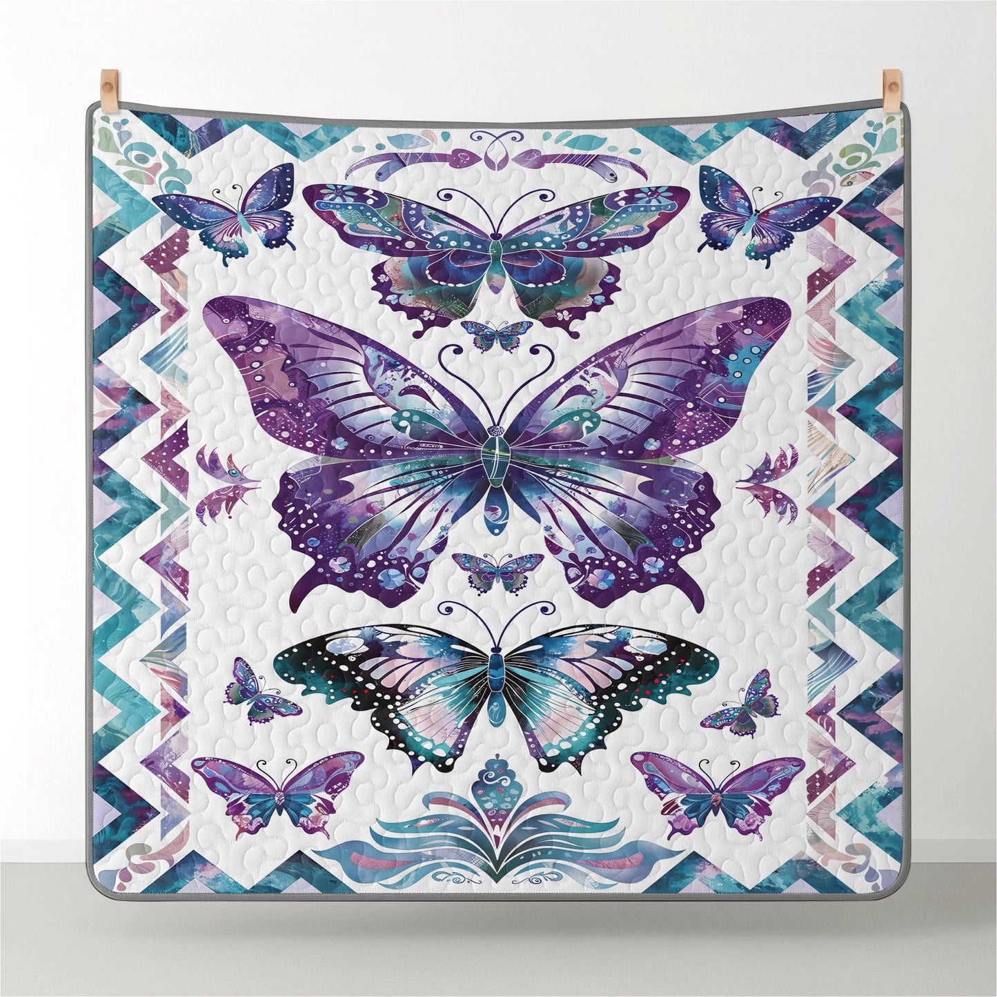 Pajabear Quilt 3-Piece Set Mystic Butterfly