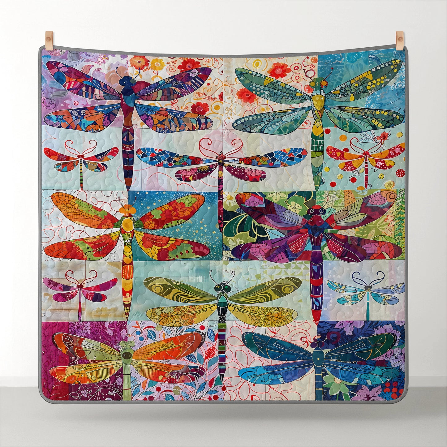 Pajabear Quilt 3-Piece Set Dragonfly Harmony