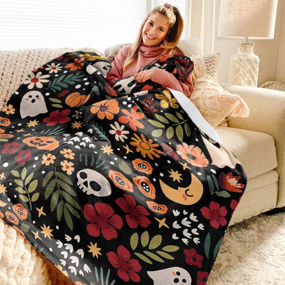Pajabear Fleece Blanket Spooky Chic