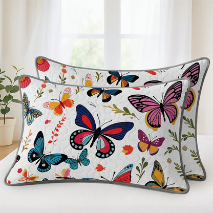 Pajabear Quilt 3-Piece Set Delightful Butterflies