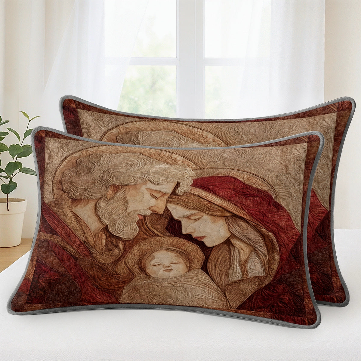 Pajabear Quilt 3-Piece Set Eternal Harmony of the Holy Family