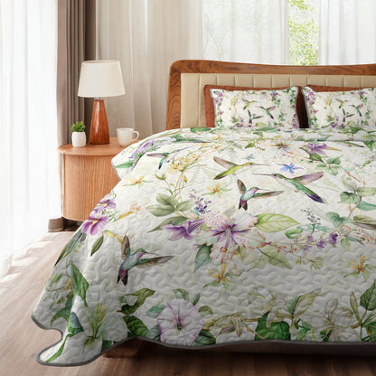 Pajabear Quilt 3-Piece Set Botanical Serenade