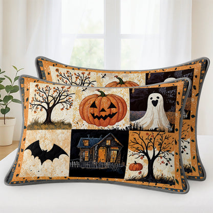 Pajabear Quilt 3-Piece Set Spooky Trick Or Treat Halloween