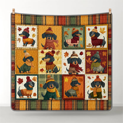 Pajabear Quilt 3-Piece Set Snuggle Season Doxies