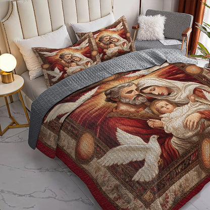 Pajabear Quilt 3-Piece Set Light of the Holy Family