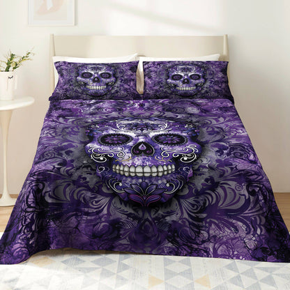 Pajabear 4-Piece Bed Sheet Set Gorgeous Mandala Skull