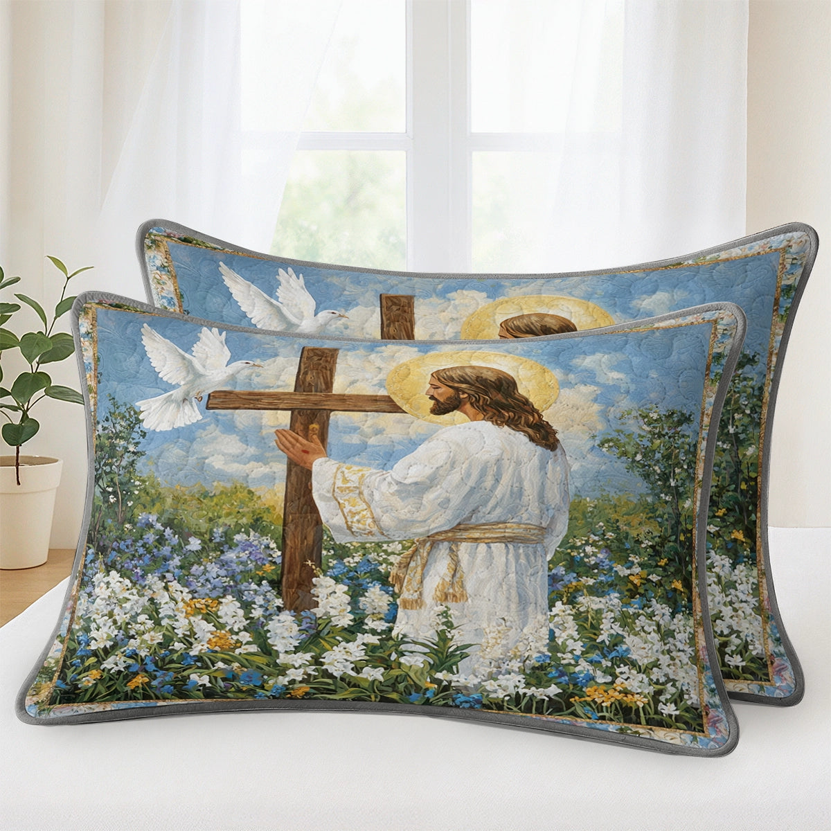 Pajabear Quilt 3-Piece Set Faith in Bloom