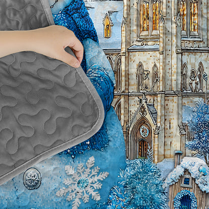 Pajabear Quilt 3-Piece Set Frosty Blue Winter