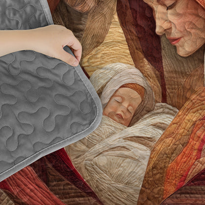 Pajabear Quilt 3-Piece Set Sacred Geometry of Grace