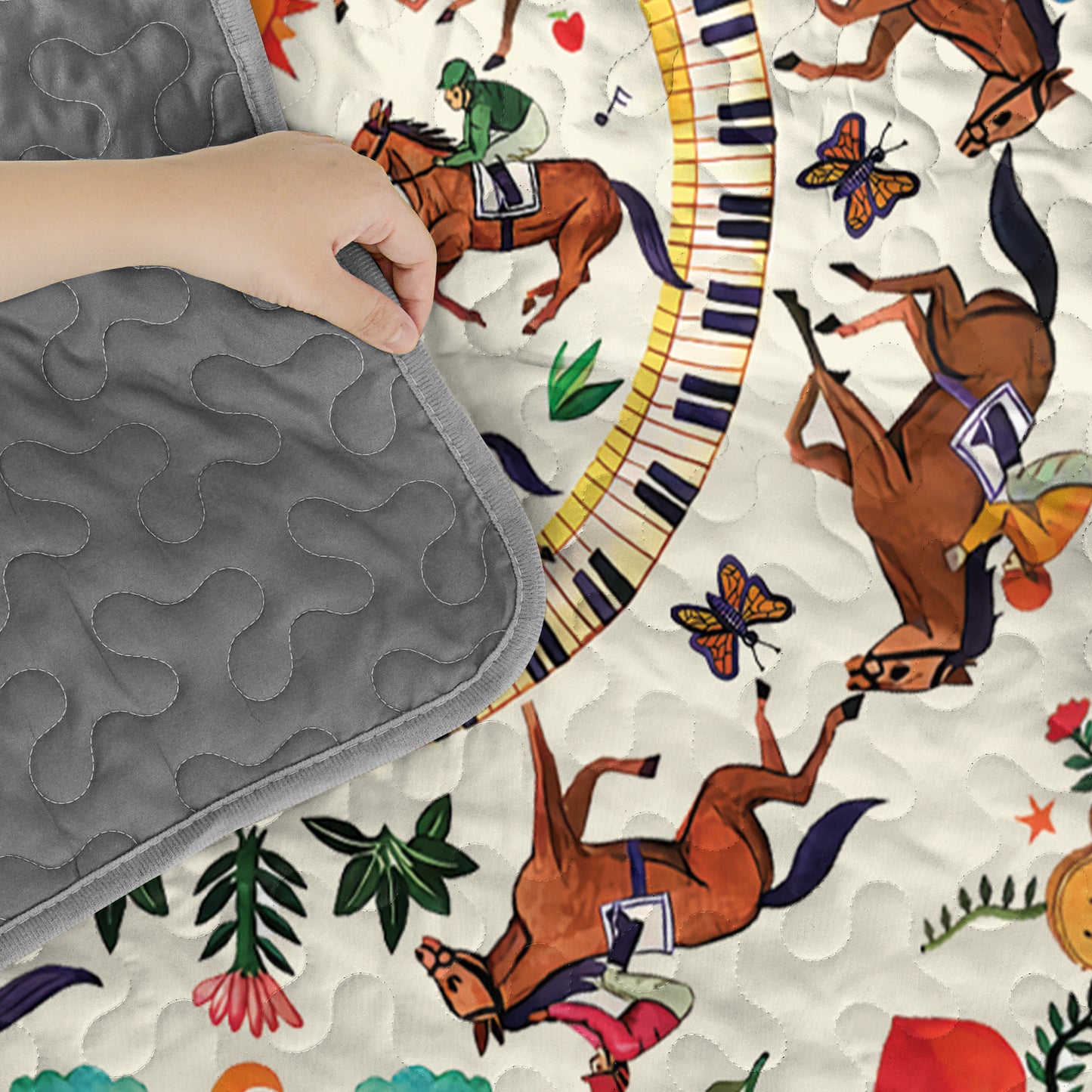 Pajabear Quilt 3-Piece Set The Carousel of Dreams