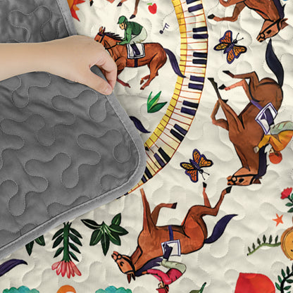 Pajabear Quilt 3-Piece Set The Carousel of Dreams