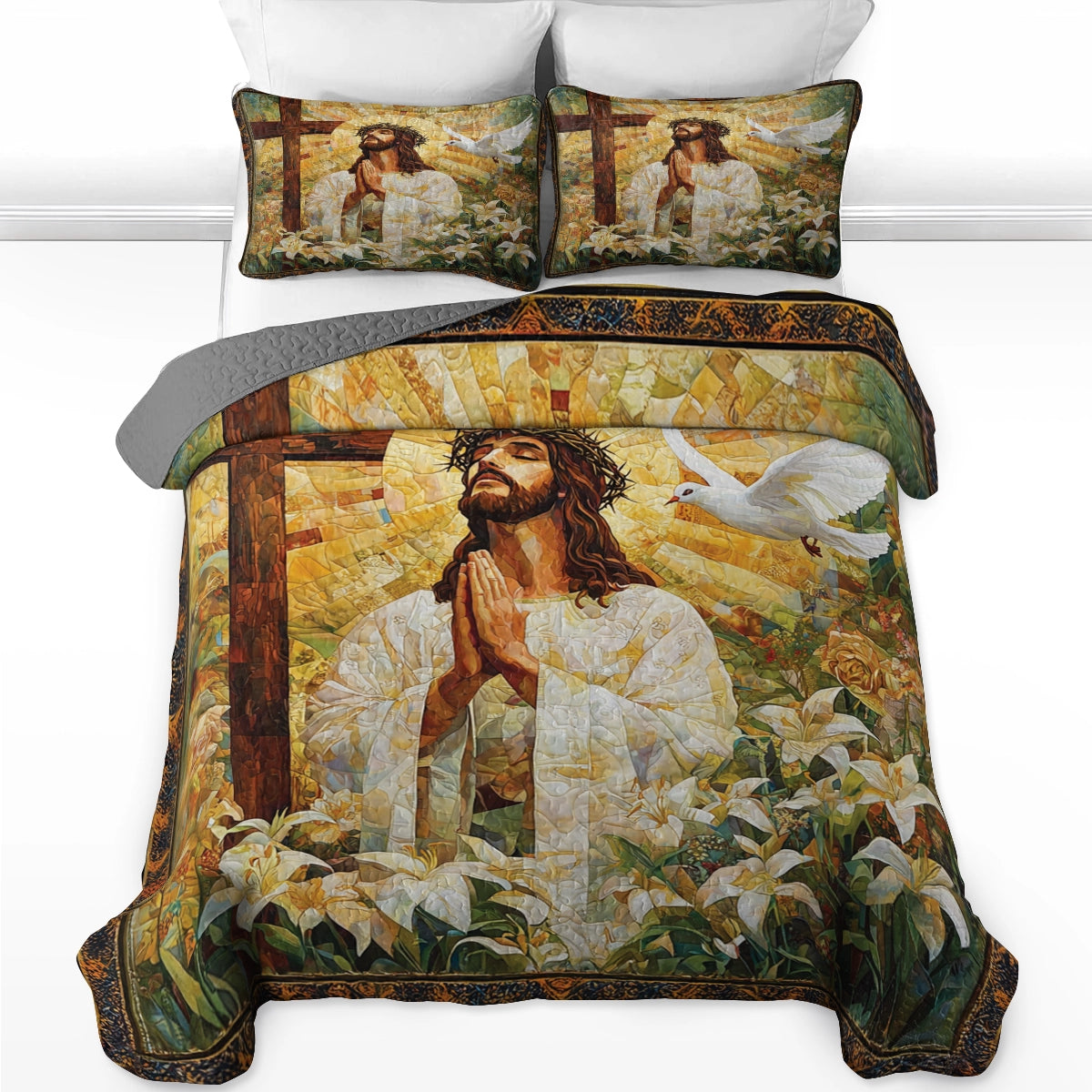 Pajabear Quilt 3-Piece Set Light of Salvation