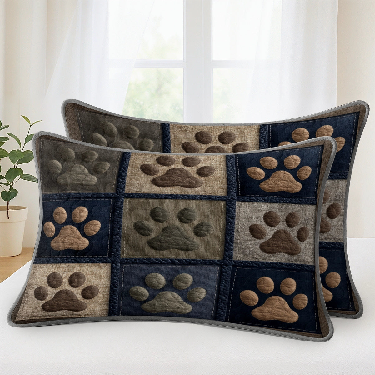 Pajabear Quilt 3-Piece Set Paws of Love