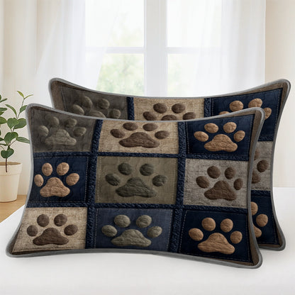 Pajabear Quilt 3-Piece Set Paws of Love