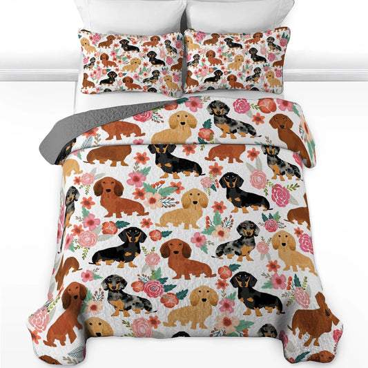 Pajabear Quilt 3-Piece Set Blossom Weenies