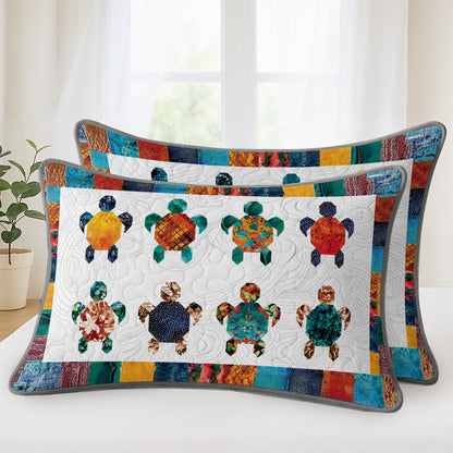 Pajabear Quilt 3-Piece Set Sea Turtle Friends