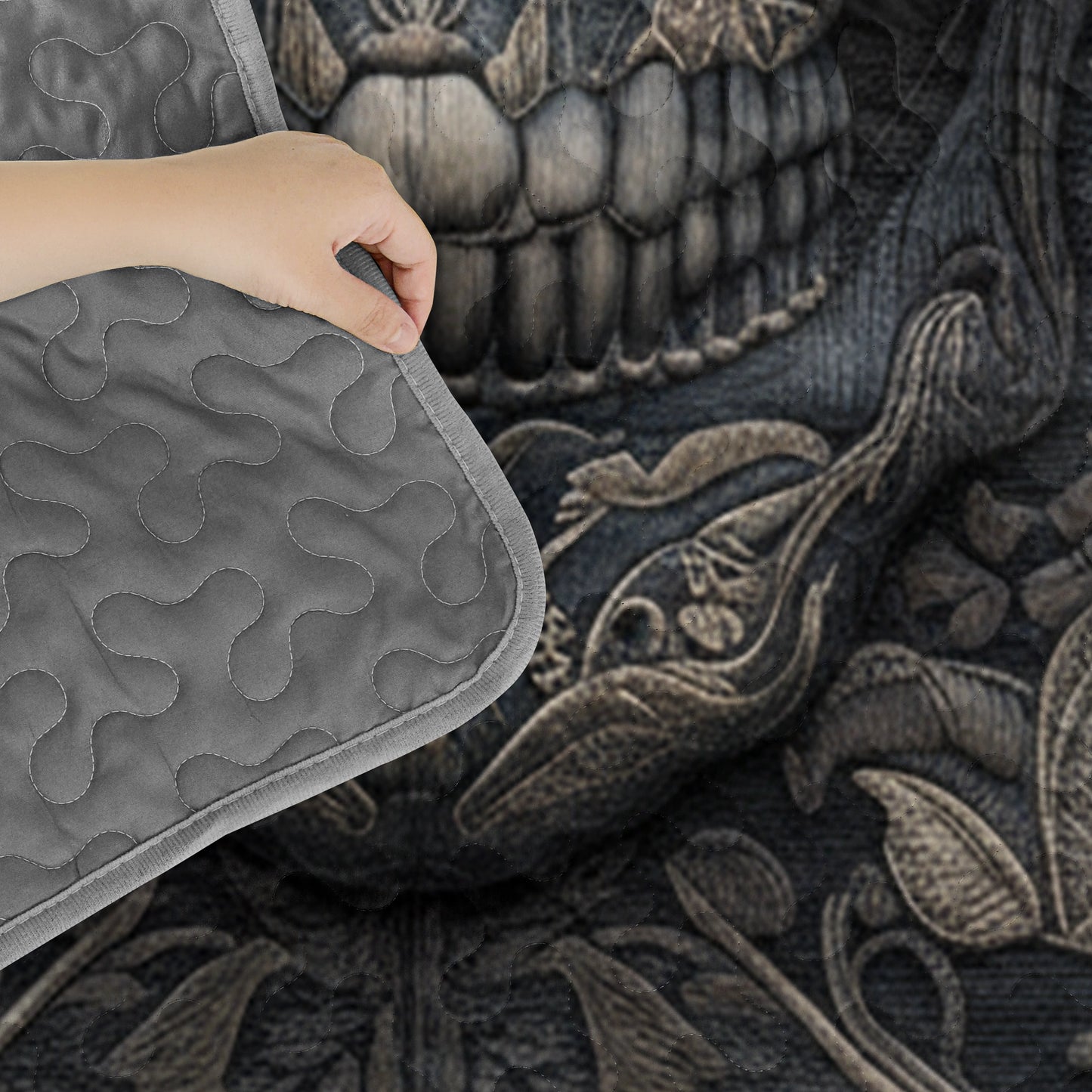 Pajabear Quilt 3-Piece Set Stone Crown of Shadows