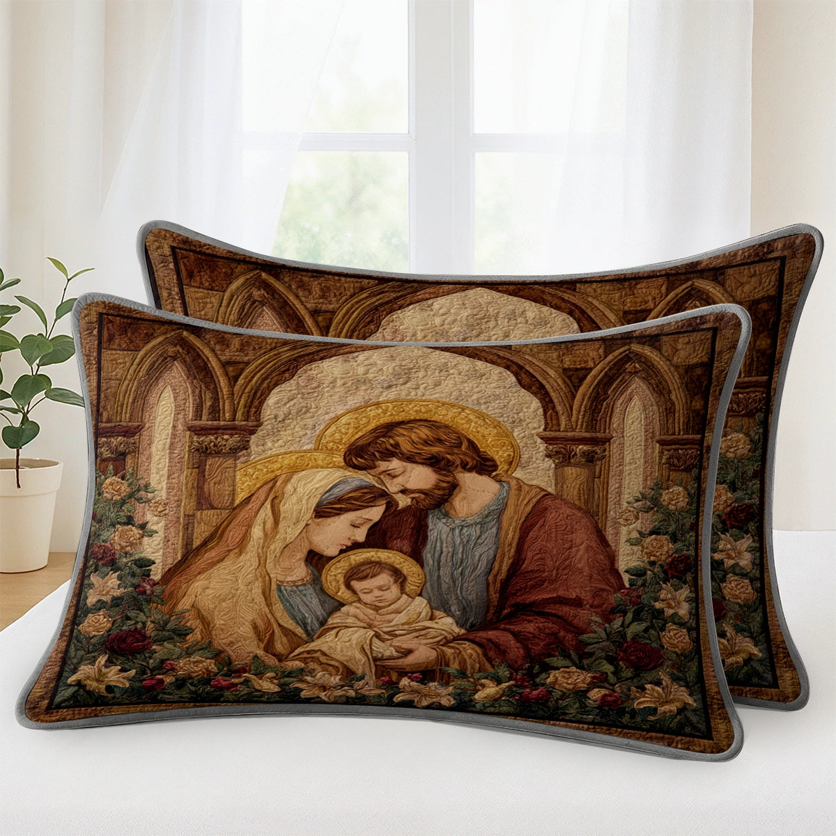 Pajabear Quilt 3-Piece Set Grace of the Holy Family