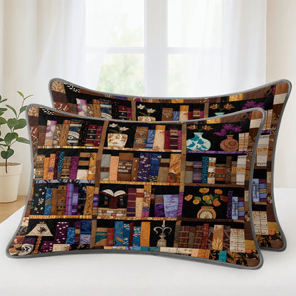 Pajabear Quilt 3-Piece Set Library Dreams