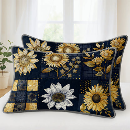 Pajabear Quilt 3-Piece Set Inelegance Sunflowers