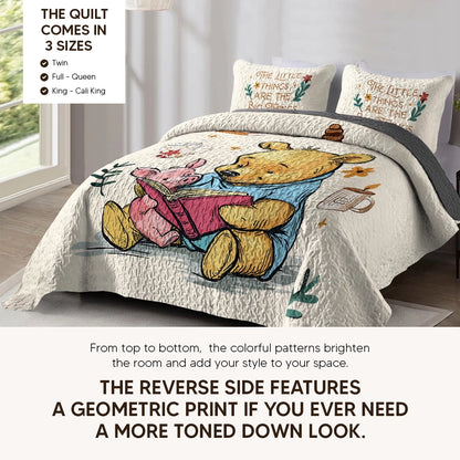 Pajabear Quilt 3-Piece Set Little Things